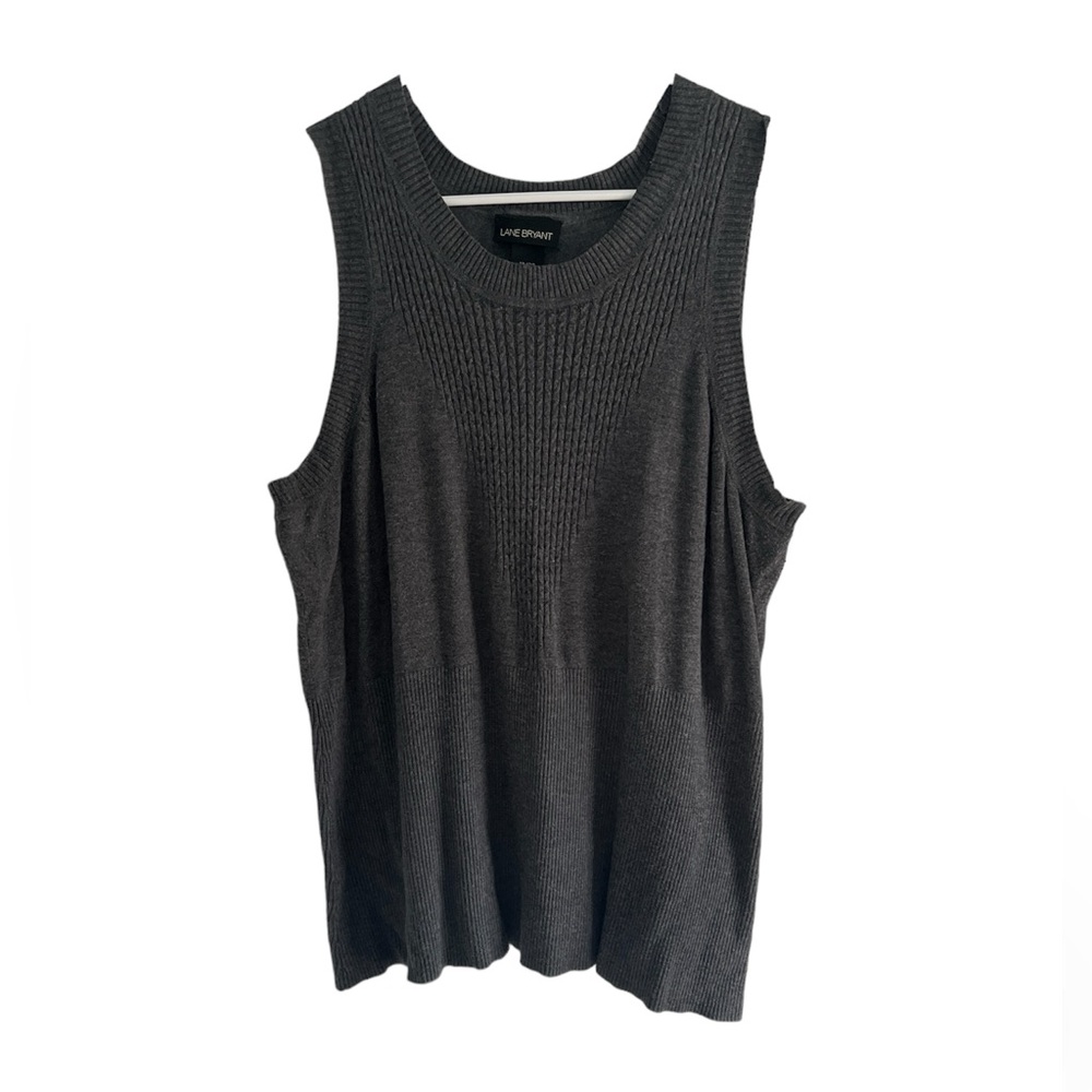 Lane Bryant pullover gray vest. 18/20.